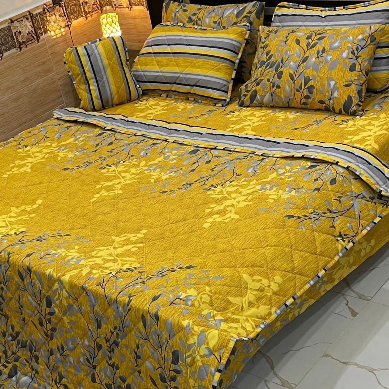 7PC PRINTED-COMFORTER SET