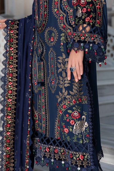 MARIA-B Luxury Embroidered 3PC (DHANAK FABRIC)