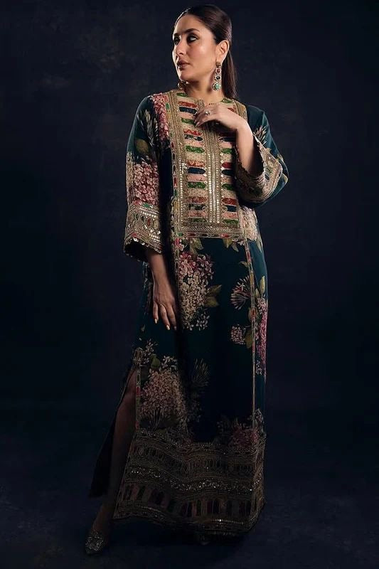 Aneela's Silk Embroidered 3-Piece Unstiched