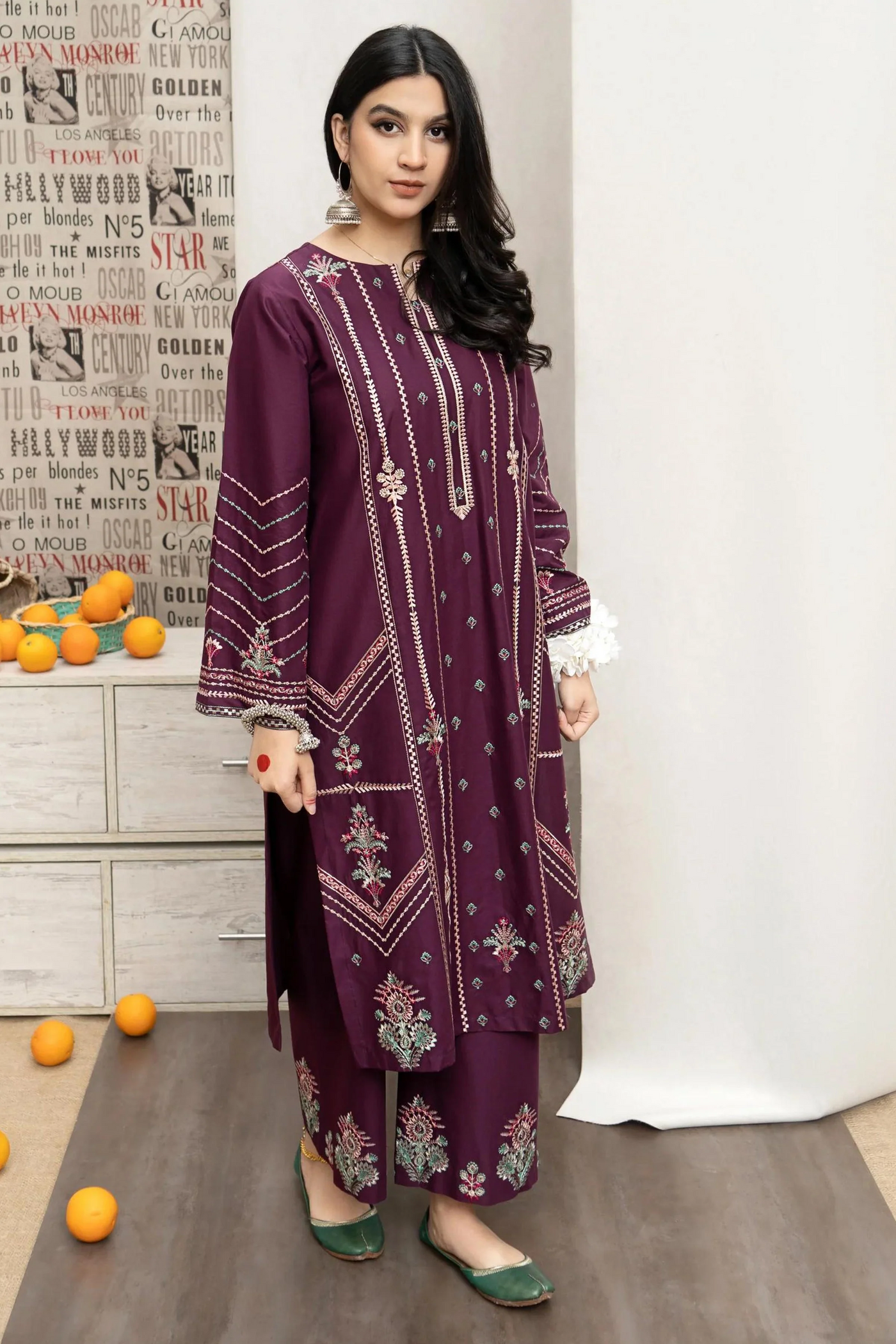 URGE - 3PC LAWN EMBROIDERED
