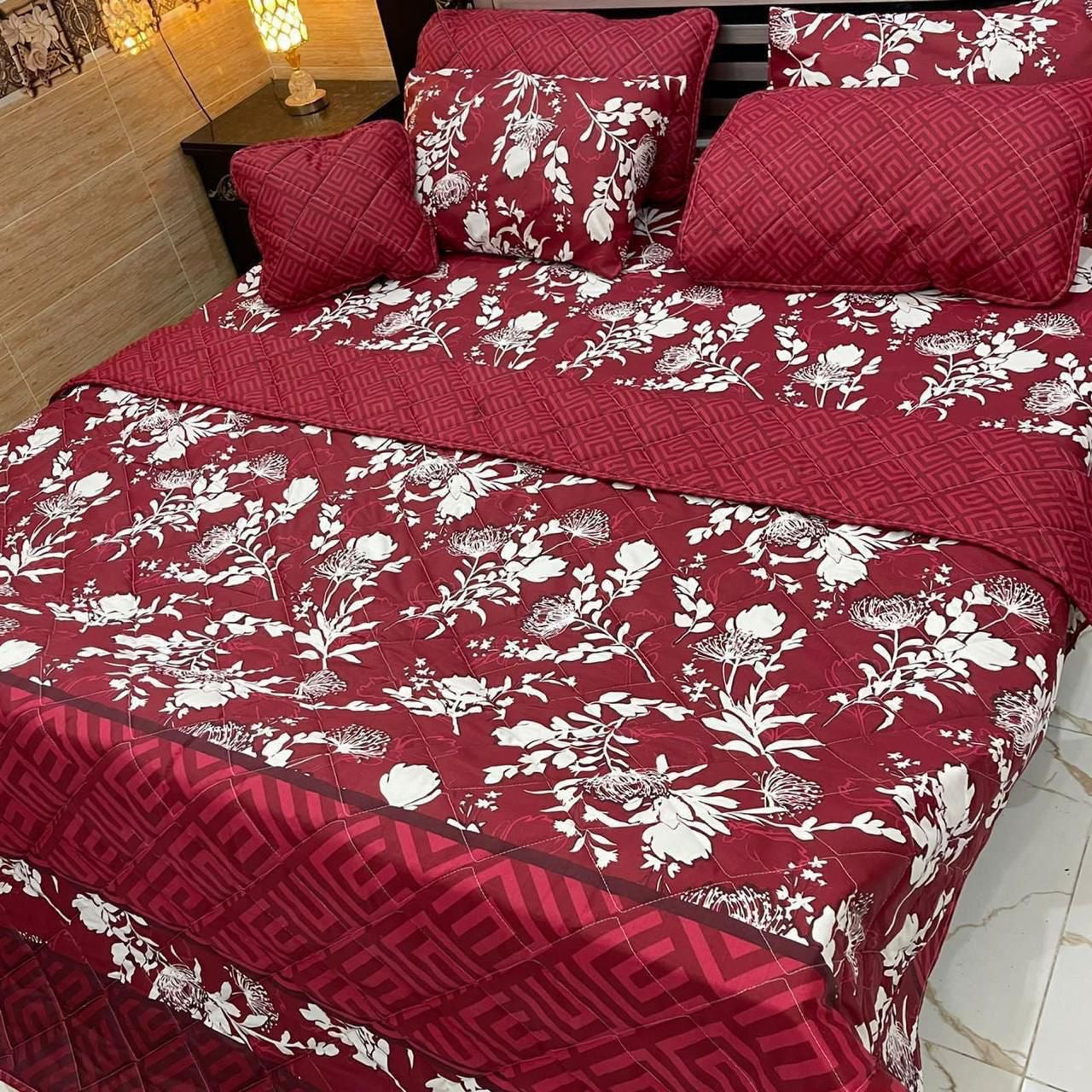 7PC PRINTED-COMFORTER SET