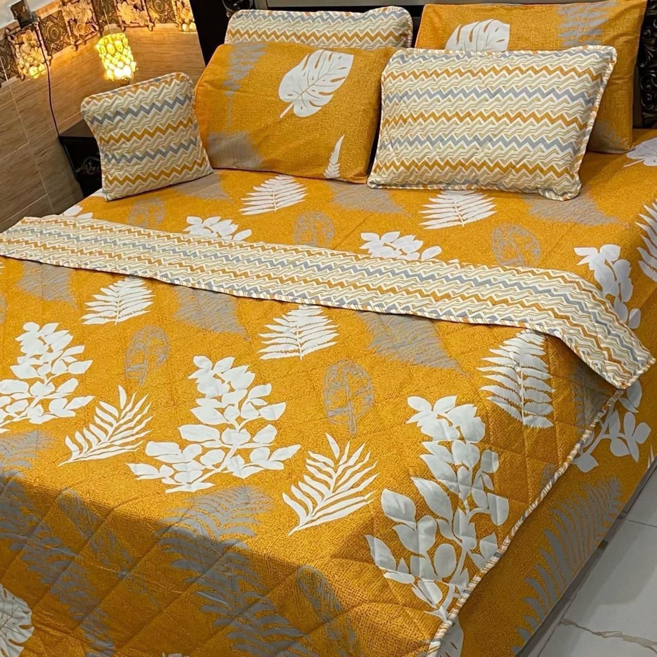 7PC PRINTED-COMFORTER SET