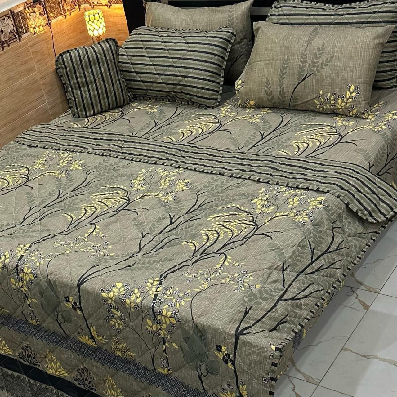 7PC PRINTED-COMFORTER SET