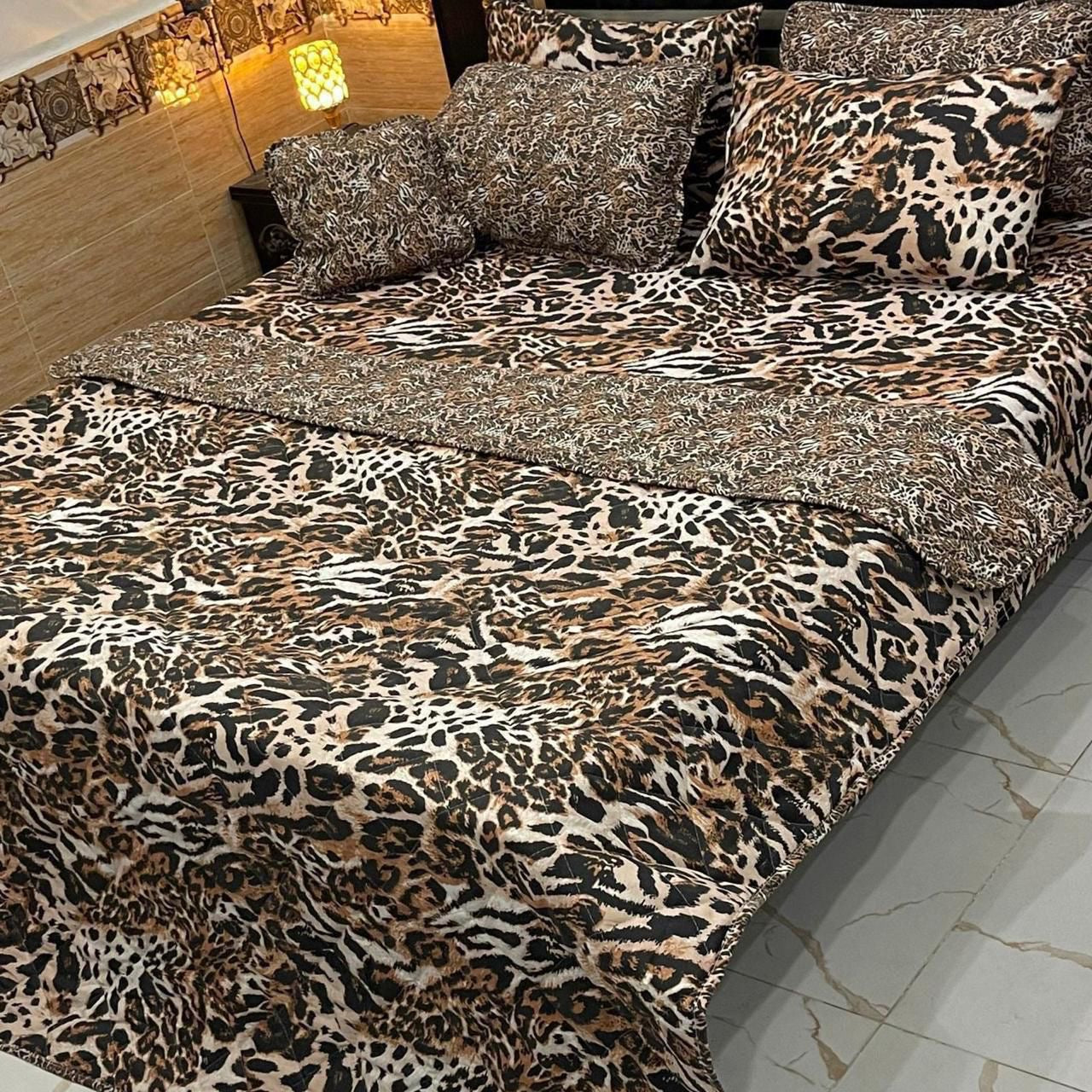 7PC PRINTED-COMFORTER SET