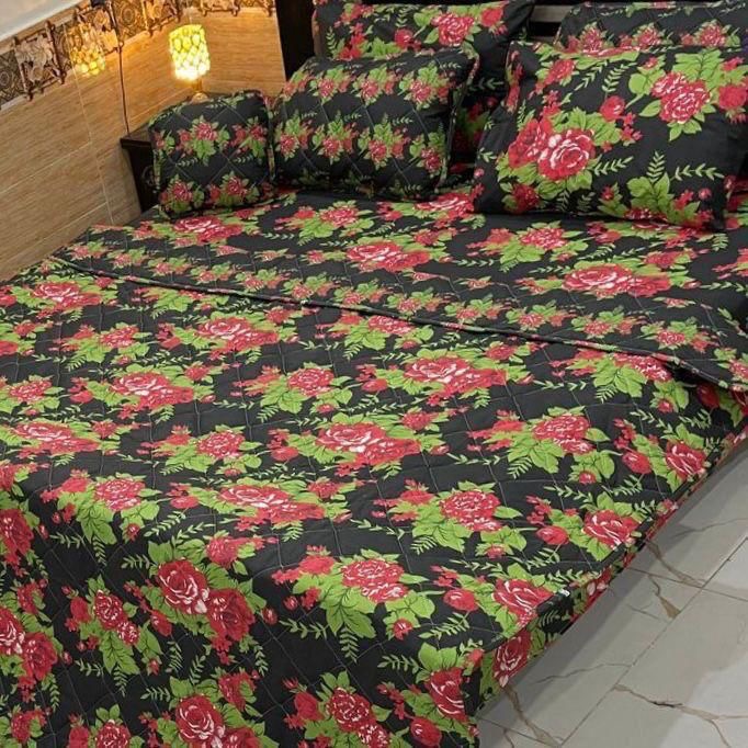 7PC PRINTED-COMFORTER SET