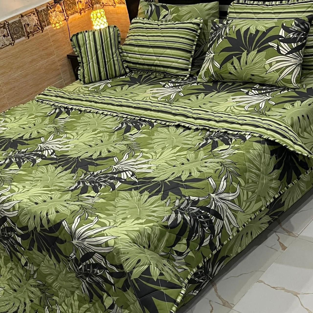 7PC PRINTED-COMFORTER SET